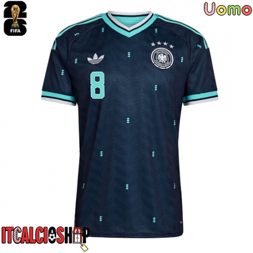 Germania Leon Goretzka #8 Seconda Maglia Mondiali 2026 Manica Corta